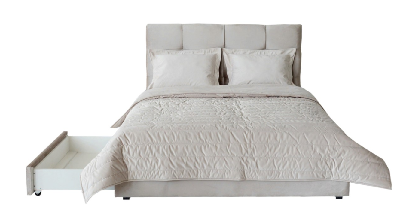 Кровать Даллас 140*200 беж/Нуволла 30