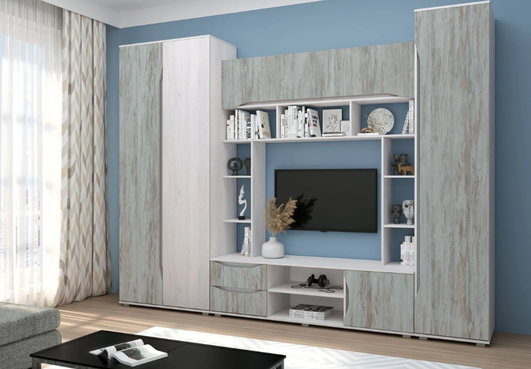 Гостиная Аванта Анкор Светлый/Артвуд Темный